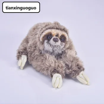 новая креативная плюшевая игрушка-ленивец, плюшевая высококачественная лежащая кукла-ленивец, подарок около 35 см