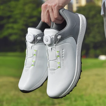 Новая одежда для гольфа для мужчин, профессиональная обувь для гольфа Размера Плюс, обувь для ходьбы, уличная спортивная обувь