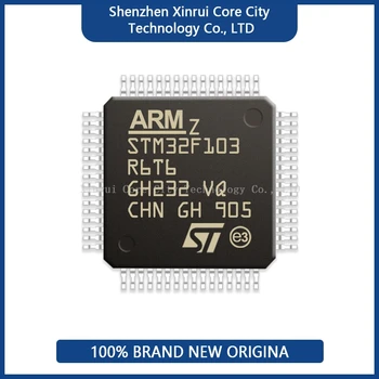 Новейший IC STM32F103R6T6 MCU Программируемый Микроконтроллер QFP64 Модульные Чипы Оригинальный Подлинный Точечный однокристальный