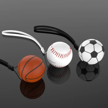 Новогодний подарок, дизайн мяча, Футбольные, Баскетбольные, мультяшные наушники BT, Мини-беспроводные наушники Bluetooth