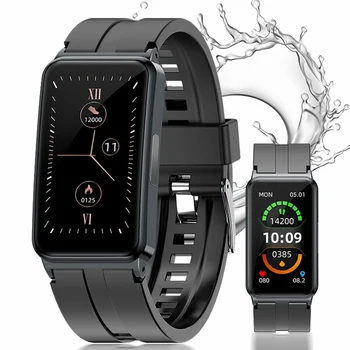 Новые смарт-часы с цветным экраном HD, ЭКГ, мониторинг температуры тела и состояния здоровья, водонепроницаемый смарт-браслет, спортивные смарт-часы для звонков