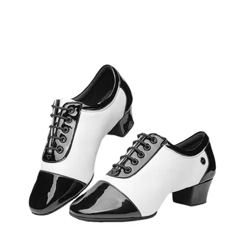 Обувь для бальных Латиноамериканских Танцев Мужская Кожаная Прошивка На мягкой подошве Спортивная обувь Для мальчиков Детская Обувь для танцев для взрослых Кроссовки