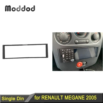 Одна Автомобильная Аудиосистема Din Fascia для RENAULT Clio Modus Megane Scenic Stereo Dash Kit Монтажный Комплект Facia Рамка лицевой панели