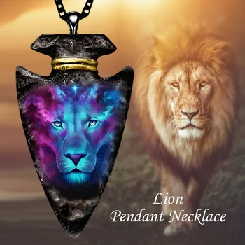 Ожерелье со львом, модное крутое ожерелье для мужчин и женщин, семейный подарок для влюбленных
