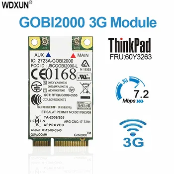 Оптовая продажа GPS-карты Gobi2000 3G WWAN FRU 60Y3263 для IBM Lenovo Thinkpad T410 W510 T410s X120e