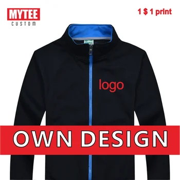 Осенняя куртка с воротником-стойкой с логотипом MYTEE высокого качества, фирменная вышивка логотипа бренда/печать пальто на заказ Оптом