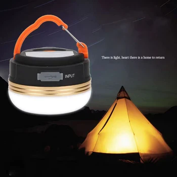 Открытый Перезаряжаемый светодиодный Кемпинг Сильный свет с магнитом Портативный фонарь для палатки Рабочее Освещение для технического обслуживания Лошадиная лампа