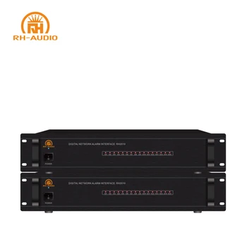 Панель пожарной сигнализации RH-AUDIO с 16-канальным входом для IP-сети PA System