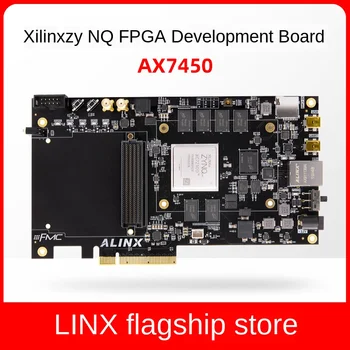 Плата разработки FPGA Xilx Zynq Development Board 7100 FMC PCIe Черный и золотистый ALINX AX7450