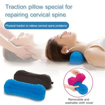 Подушки, эластичная гелевая подушка для шеи, ортопедическая многофункциональная подушка, защитное дышащее оборудование для шейного отдела позвоночника