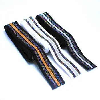 популярная эластичная лента шириной 2 см с блестками в красочном стиле love /аксессуары для швейной одежды/эластичная лента/резиновая лента