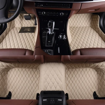 Прочный Изготовленный на Заказ кожаный красочный автомобильный коврик для Aston Martin Rapide 2010-2020 Аксессуары для автомобильных ковров Syling Детали интерьера