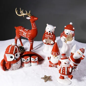 Рождественское украшение, маленький орнамент, домашний декор, реквизит для съемки