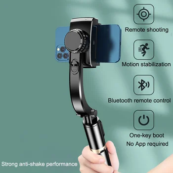 Ручной карданный подвес для смартфона ręczny stabilizator Bluetooth ze statywem селфи-палка składany Gimbal для смартфона Xiaomi iPhone