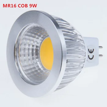 Светодиодные Прожекторы COB led spot MR16 9W 12W 15W Новая Высокомощная Лампада LED Лампа MR16 12V Теплый/Чистый/холодный белый светодиодный светильник