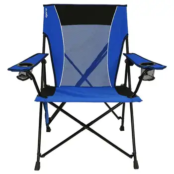 Синий двойной портативный Походный стул для улицы Портативный мини-стул Походный стул Удочки Рыболовные принадлежности Silla plegable