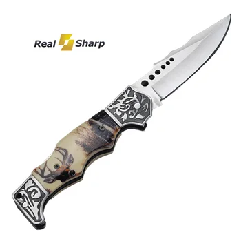 Складной нож Кухонный Острый Прочный Короткий Нож Высокой твердости, Прямой нож для выживания в походе, нож для дикой охоты, Кухонные инструменты