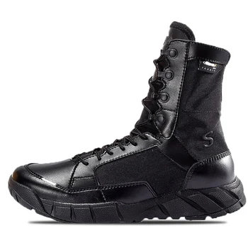Ультралегкие Мужские Пустынные тактические военные ботинки, Летняя Дышащая рабочая Защитная обувь, Армейские ботильоны, Мотоциклетные кроссовки