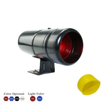 Универсальный 1000-11000 об/мин, Регулируемый тахометр, Предупреждающий индикатор переключения, красная/синяя светодиодная лампа, автомобильный счетчик с крышкой Tach