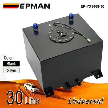 Универсальный Алюминиевый Расширительный топливный бак EPMAN Полный Комплект На 30 литров С Датчиком EP-YX9468-30