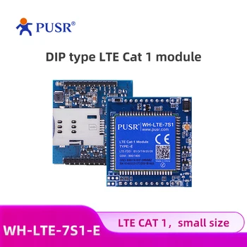 (Цена за 3 штуки) Модуль связи PUSR DIP-типа LTE Cat 1 Модуль CAT1- UART TTL 4G LTE модем WH-LTE-7S1-E