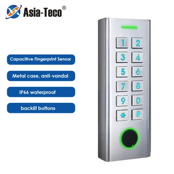Цинковый сплав IP66, Водонепроницаемый Автономный контроллер доступа по отпечаткам пальцев, Электронный Дверной замок, Клавиатура, Система контроля доступа к двери