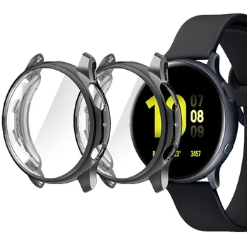 чехол для Samsung Galaxy Watch active 2 active 1 Аксессуары для бампера Протектор Полное покрытие силиконовая защита экрана