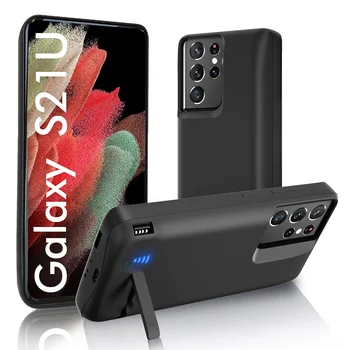 Чехол для зарядного устройства емкостью 6000 мАч для Samsung Galaxy S21 Ultra External Power Bank Чехол для высокоскоростной зарядки мобильного телефона