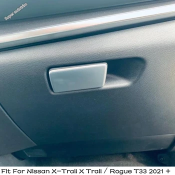 Ящик Для хранения Перчаток, Ручка Для Подлокотника, Отделка Блестками Nissan X-Trail X Trail/Rogue T33 2021-2023, Хромированный Комплект Для Ремонта интерьера